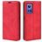 Mobigear Retro Slim Housse Realme GT Neo 3 Etui Porte-Monnaie - Rouge