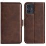 Mobigear Slim Magnet Housse Motorola Moto G54 Etui Porte-Monnaie - Marron