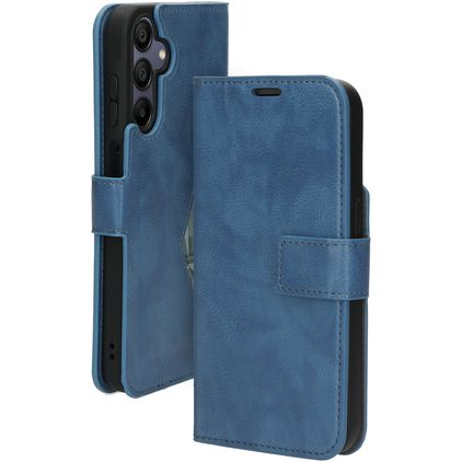 Mobiparts Classic Wallet Samsung Galaxy A15 Étui Portefeuille - Steel Blue