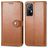 Mobigear Snap Button Housse Xiaomi 12X Etui Porte-Monnaie - Marron