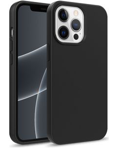 Mobigear Bio Coque iPhone 13 Mini Coque arrière en Eco-Friendly - Noir
