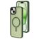 Mobiparts Hardcover Coque iPhone 15 Plus MagSafe Coque arrière Rigide - Satin Green