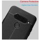 Mobigear Luxury Coque LG V40 ThinQ Coque arrière en TPU Souple - Bleu Marin