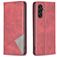 Mobigear Rhombus Slim Housse Samsung Galaxy A35 Etui - Rouge