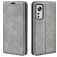 Mobigear Retro Slim Housse Xiaomi 12 Pro Etui Porte-Monnaie - Gris