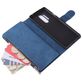 Mobigear Zipper Housse OnePlus 8 Pro Etui Porte-Monnaie - Bleu