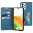Mobiparts Classic Wallet Housse Samsung Galaxy A33 Etui Porte-Monnaie - Steel Blue