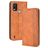 Mobigear Sensation Housse Nokia C21 Plus Etui Porte-Monnaie - Marron