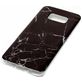 Mobigear Marble Coque Samsung Galaxy S8 Plus Coque arrière en TPU Souple - Noir