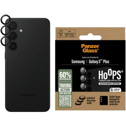 PanzerGlass Hoops Samsung Galaxy S25 Plus Verre trempé Protection Objectif Caméra - Compatible Coque - Noir