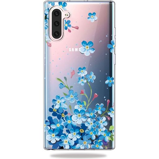 Mobigear Design Coque Samsung Galaxy Note 10 Coque arrière en TPU Souple - Fleur d'étoile