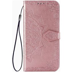 Mobigear Mandala Book Type Case Rose Gold Motorola Fusion Plus One