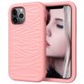 Mobigear Wave Coque iPhone 12 Pro Max Coque arrière Rigide Anti-Chocs - Rose