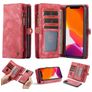 Caseme 008 Housse iPhone 11 Etui avec Coque Détachable Porte-Monnaie - Rouge