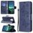 Mobigear Butterfly Housse Nokia 1.4 Etui Porte-Monnaie - Bleu
