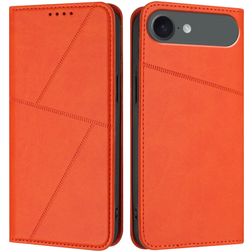 Mobigear Frosted Flip iPhone Air Étui Portefeuille - Orange