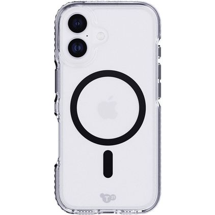 Tech21 EvoCrystal Coque Transparente iPhone 17 MagSafe Coque arrière Rigide - Transparent