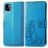 Mobigear Clover Housse Samsung Galaxy A22 4G Etui Porte-Monnaie - Bleu