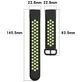 Mobigear Sport Plus Buckle Bracelet Silicone Fitbit Charge 4 Fermeture boucle ardillon - Blanc / Bleu