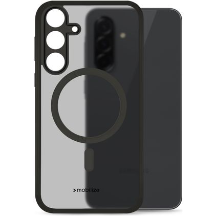Mobilize Hybrid Coque Samsung Galaxy A37 MagSafe Coque arrière Rigide Anti-Chocs - Noir
