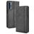 Mobigear Sensation Housse TCL 20L Plus Etui Porte-Monnaie - Noir