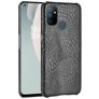 Mobigear Croco Coque OnePlus Nord N100 Coque arrière Rigide - Noir