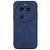 Mobigear Fabric Coque OPPO Find X6 Pro Coque arrière Rigide - Bleu