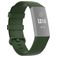 Mobigear Cross Bracelet Silicone Fitbit Charge 4 Fermeture boucle ardillon - Vert