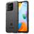Mobigear Rugged Shield Coque Xiaomi Redmi 10C Coque arrière en TPU Souple Anti-Chocs - Noir