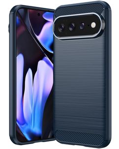 Mobigear Brushed Slim Coque Google Pixel 11 Pro XL Coque arrière en TPU Souple - Bleu