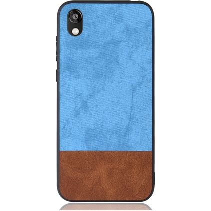 Mobigear Two Tone Coque Huawei Y5 (2019) Coque arrière Rigide - Marron / Bleu