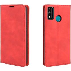 Mobigear Retro Slim Housse HONOR 9X Lite Etui Porte-Monnaie - Rouge