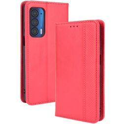 Mobigear Sensation Motorola Edge (2021) Étui Portefeuille - Rouge