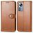 Mobigear Snap Button Xiaomi 12 Pro Étui Portefeuille - Marron