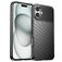Mobigear Groove Coque iPhone 16 Plus Coque arrière en TPU Souple - Noir