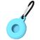 Mobigear Circle Key Coque Apple AirTag Porte-clés en en TPU Souple - Bleu