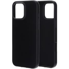 Mobiparts Classic Coque iPhone 16 Pro Max Coque arrière en TPU Souple - Noir