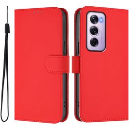 Mobigear Urban Wallet Housse OPPO Reno 12 Pro Etui Porte-Monnaie - Rouge