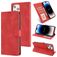 Mobigear Wallet Housse iPhone 14 Pro Etui Porte-Monnaie - Rouge