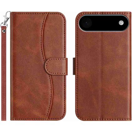 Mobigear S Line iPhone Air Étui Portefeuille - Marron