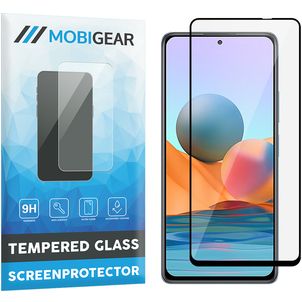 Mobigear Premium Xiaomi Redmi Note 10 Pro Verre trempé Protection d'écran - Compatible Coque - Noir