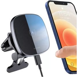 Mobigear Magnetic MagSafe Support Voiture Grille de ventilation Magnétique Universel - Noir