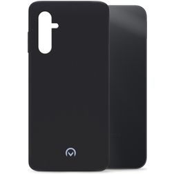 Mobilize Rubber Gelly Coque Samsung Galaxy A14 Coque arrière en TPU Souple - Matt Black