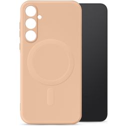 My Style Protective Flex Coque Samsung Galaxy A35 MagSafe Coque arrière en TPU Souple - Soft Pink
