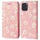 Mobigear Daisies Housse iPhone 12 Pro Max Etui Porte-Monnaie - Rose