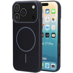 Mobiparts Slim Line Coque iPhone 17 Pro MagSafe Coque arrière Rigide - Onyx Black