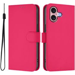 Mobigear Urban Wallet Housse iPhone 16 Etui Porte-Monnaie - Magenta
