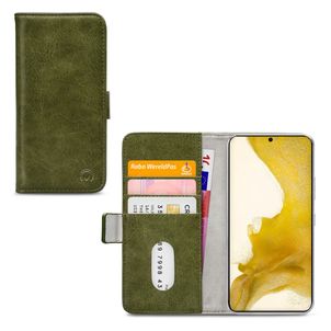 Mobilize Elite Gelly Housse Samsung Galaxy S22 Plus Etui Porte-Monnaie - Vert