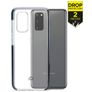 Mobilize Shatterproof Coque Samsung Galaxy S20 Coque arrière Rigide Anti-Chocs - Transparent / Noir