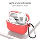 Mobigear Classic Coque Apple AirPods Pro 1 Coque en Silicone Souple - Blanc